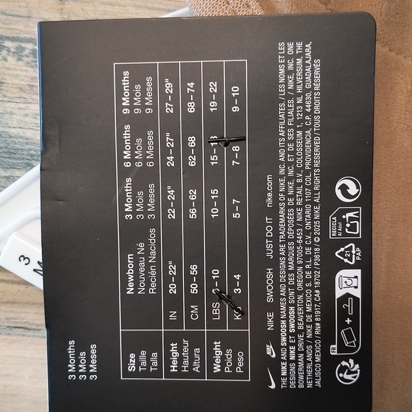 Nike Beige Baby Outfit 3m - Picture 7 of 8